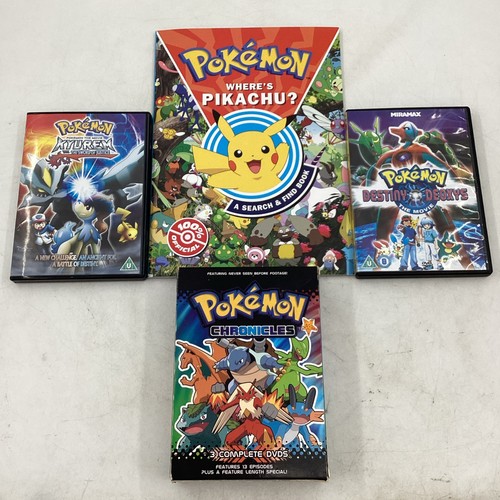 Pokémon dvd bundle - x3, x1