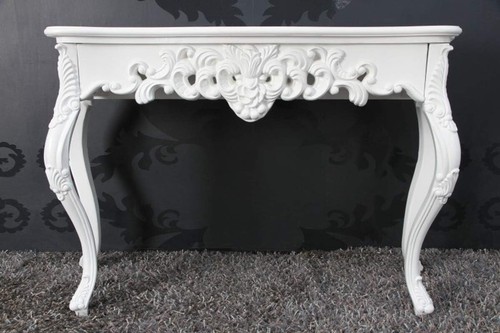 Console wall table white - wall,