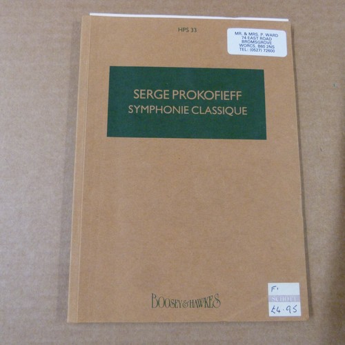 Mini pocket score prokofieff - score,