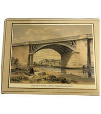 Views On London & Birmingham Railway Cork  Placemat Set National Railway Train