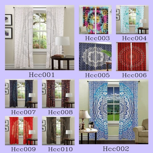 Indian mandala curtain boho - mandala,