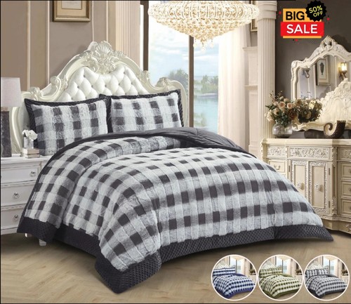 Piece bedspread luxury - luxury, faux