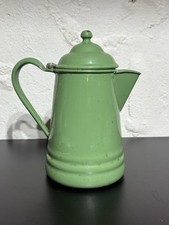 Vintage Green Enamel Coffee