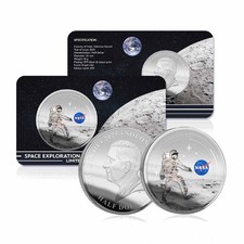 NASA Space Exploration A Journey to the Moon BU Commemorative Silver Coin 2025