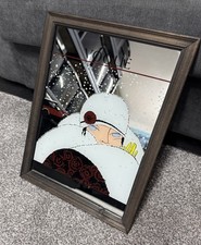 Vogue Early February 1919 Vintage Advertising Mirror, Framed, 9" x 12"