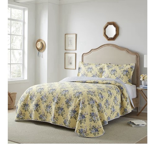 Laura ashley king quilt - set,