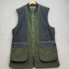 DEERHUNTER Shooting Waistcoat Men Large Green Gamekeeper Fishing Outdoor Hunting