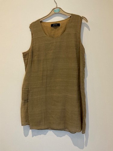 Fine cotton tunic - , golden