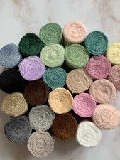 Handmade Silky Chiffon Frayed Ribbon 39 COLOURS Wedding Bouquets 40mm - 1metre