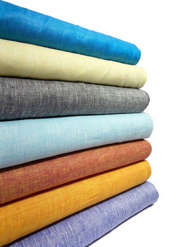 Washed 100 linen fabric - washed,
