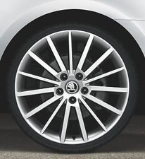 Genuine Skoda Octavia Estate 2017> Turini 18" Alloy - Silver - 5E0071498B8Z8