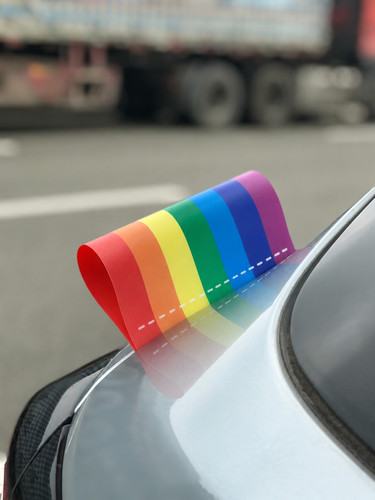 Lgbt rainbow pride wash label - pride,