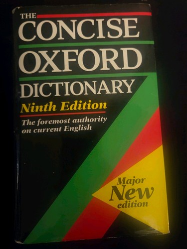 The concise oxford dictionary - the,