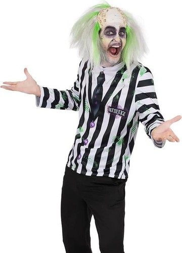 Mens beetlejuice printed top - beetlejuice,