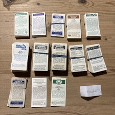 Vintage Job Lot of Cigarette/tea cards Mixed condition, over 600 cards