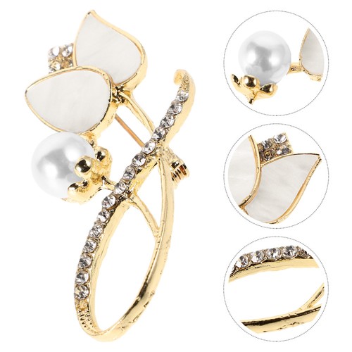 Flower brooch for - , girls