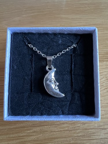 Moon necklace - moon,