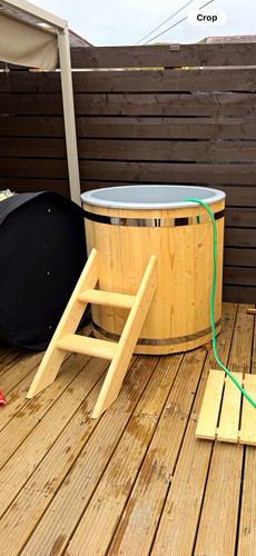 Plunge pool round wooden - plunge,