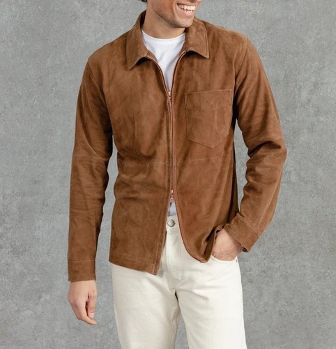 Brown spread collar racer - brown,