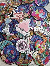 Disney Castle Mickey ear Balloon Embroidered / Iron on / sew on clothes Patch