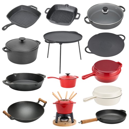 Cast iron griddle - cast, skillet