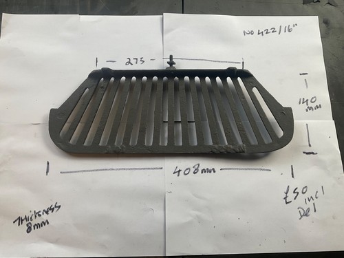 Fire grate cast iron - grate,