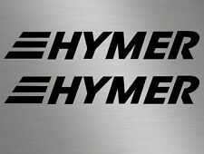 Small Hymer Vinyl Badge Lettering Vinyl Stickers Decals Camper Motorhome Caravan