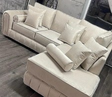Luxury Lilly Corner Sofa Cream