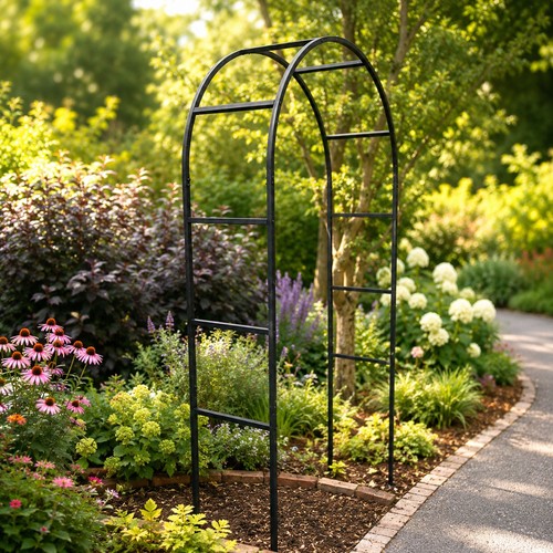 Metal garden arch rose - metal,