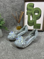 ELSA & ANNA® Quality Girls Princess Snow Queen Wedged Party Shoes Sandals Size 1