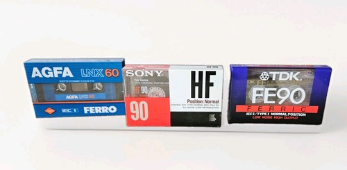 Cassette tapes sealed ferro - tapes,