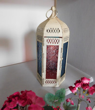 Moroccan style Cream Metal Tea