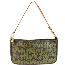 LOUIS VUITTON M92191 Monogram Graffiti Pochette Accessory Pouch Bag Shoulder Han
