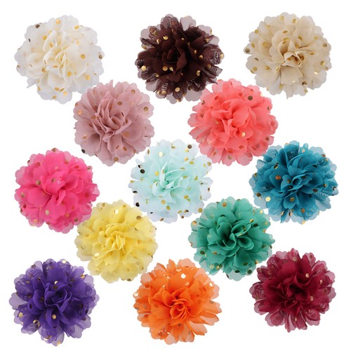 10cm large polka dot hair - large,