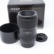 Tokina Firin 100mm f/2.8 FE Macro Lens for Sony E Mount - Excellent Condition