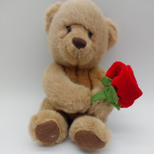 Valentine day bear - with, rose