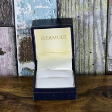 H Samuel Fine Jewellery Jeweller Ring Box Trinket Replacement Case 