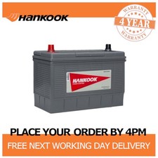 Hankook XL31S Leisure Battery Deep Cycle 12V 130Ah for Caravan, Boat, Motorhome