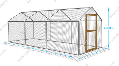 Walk chicken run steel - chicken,
