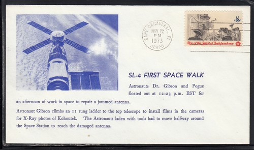 Skylab 1st spacewalk - skylab, cc