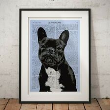 FRENCH BULLDOG POP ART DECOR DOG PUPPY FRENCHIE RETRO PRINT POSTER A1 A2 A3 