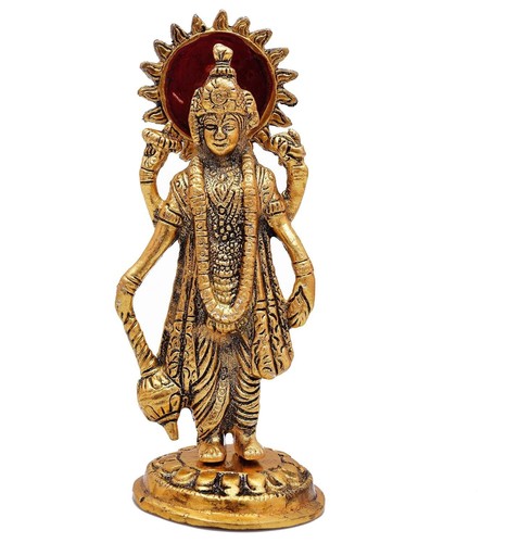 Gold plated metal narayan - gold,