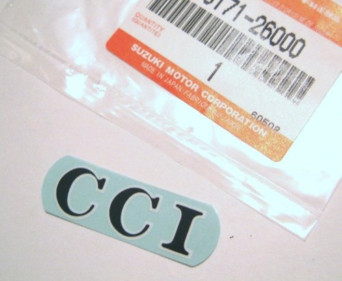 Genuine suzuki cci - genuine, emblem