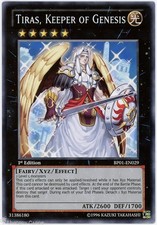 BP01-EN029 Tiras, Keeper of Genesis : Starfoil Rare 1st Edition Mint YuGiOh Card