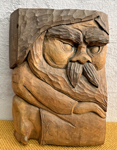 Signed japanese wood carving - signed,