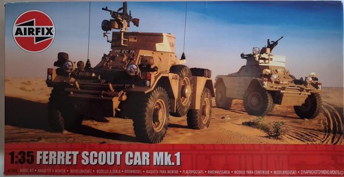Airfix ferret scout car - ferret,