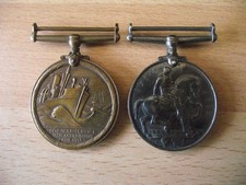 WW1 MERCANTILE MARINE WAR MEDAL 1914 - 1918 & SILVER WAR MEDAL COLIN MCGASKILL
