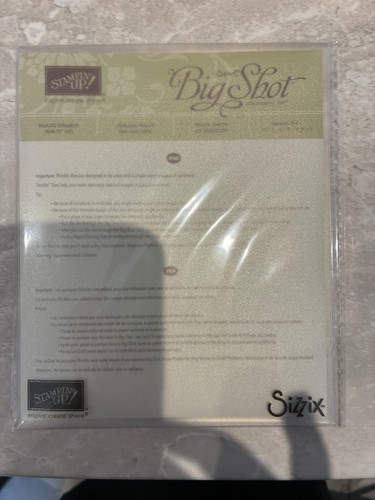 Stampin delicate ornaments - up,