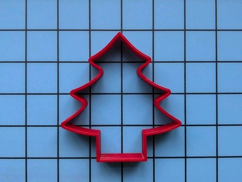 Xmas tree cookie cutter - xmas,