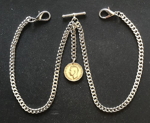 Dbl albert pocket watch chain - pocket,